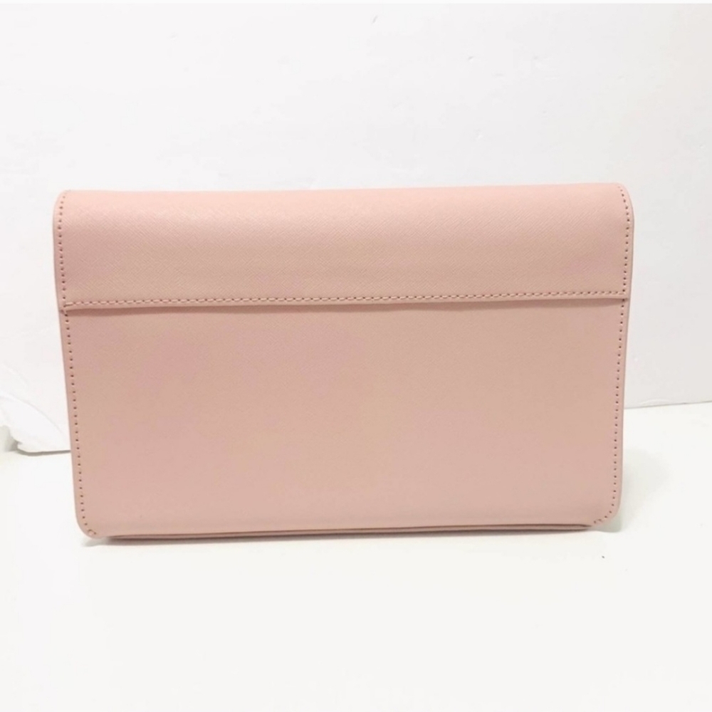 Kate Spade of New York Veronique Kirk Park Pink Saffiano Leather Crossbody Purse - Picture 8 of 15